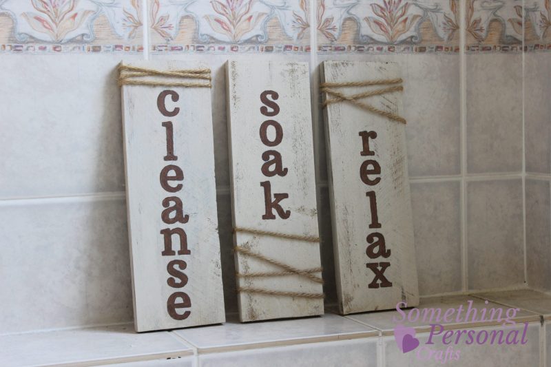 Craft titled: Cleanse Soak Relax