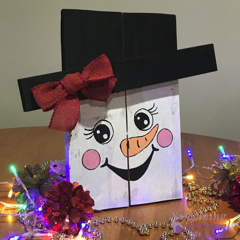 Craft titled: Snowman