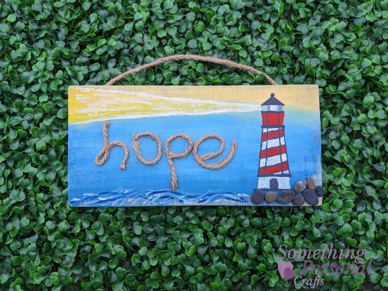 Craft titled: Hope