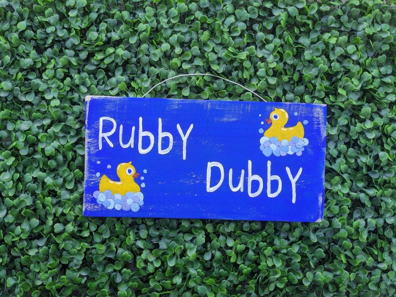 Craft titled: Rubby Dubby (Duckies)