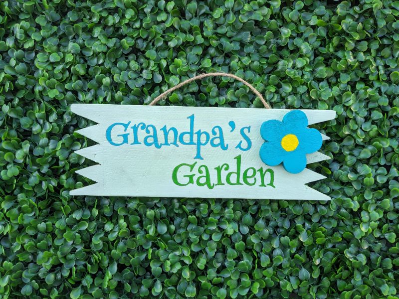 Craft titled: Grandpa's Garden