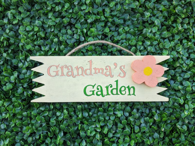 Craft titled: Grandma's Garden