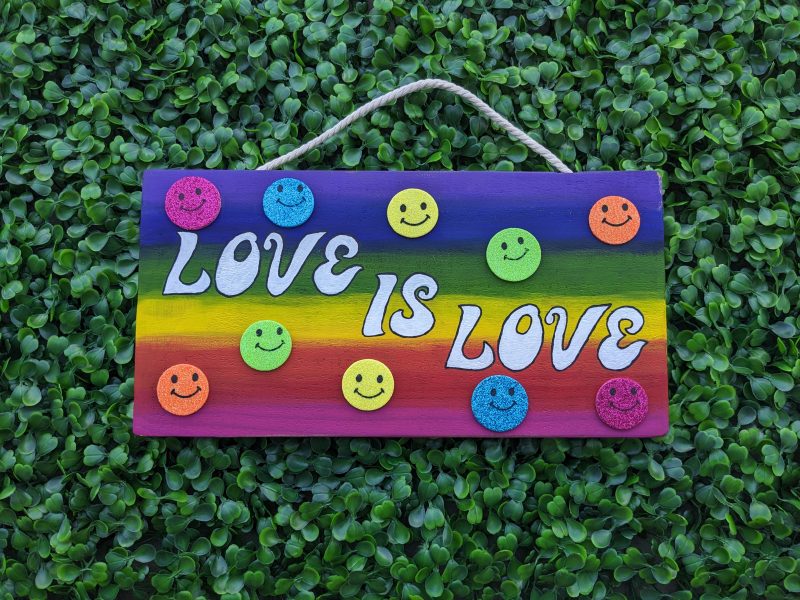 Craft titled: Love is Love